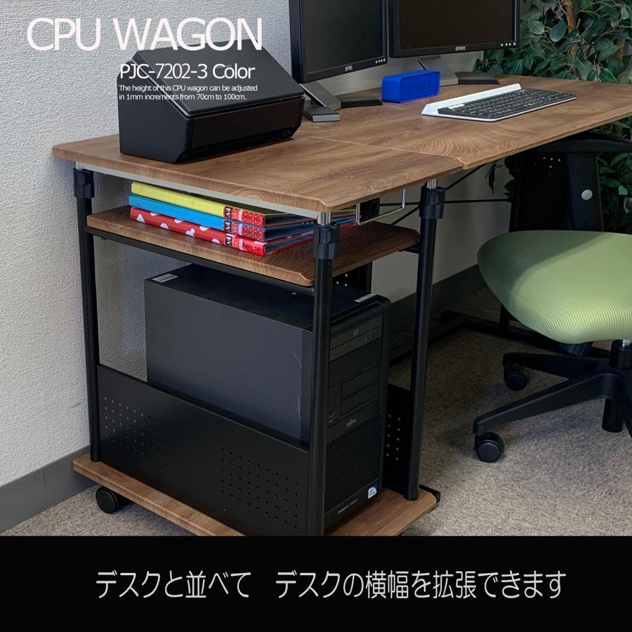 レメックス・ジャパン パソコンワゴン CPUワゴン PJC-7202 2段 【上下