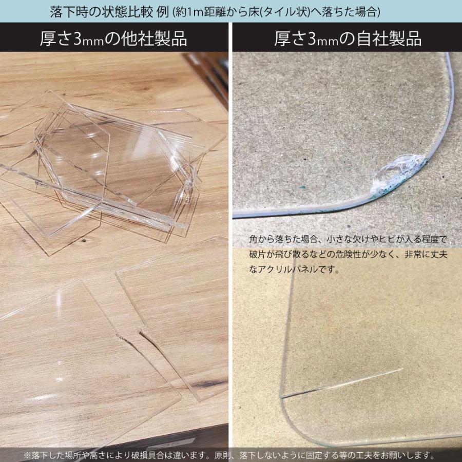 アクリル パーテーション 透明板 縦横向き自由 400×600mm | ブランド登録なし | 13