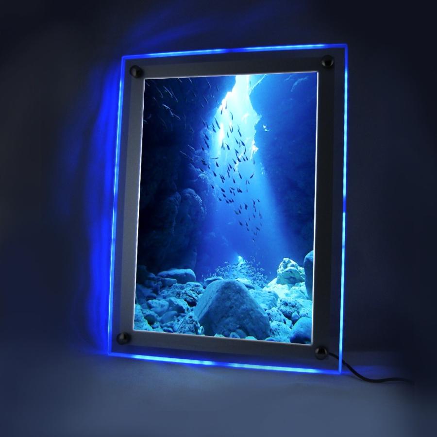 LEDパネル ポスターフレーム RGB A3 店舗ディスプレイ 屋内 | ブランド登録なし | 01