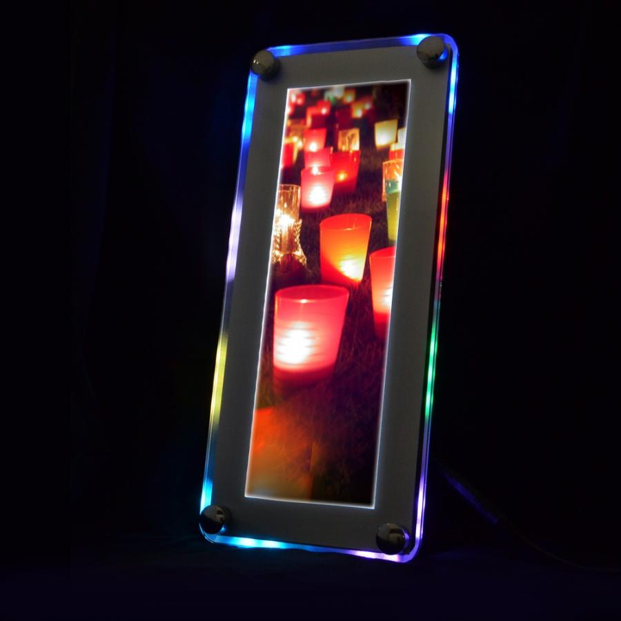 ポスターフレーム LED パネル デジタルRGB A4 ハーフ 店舗ディスプレイ 屋内 | ブランド登録なし | 01