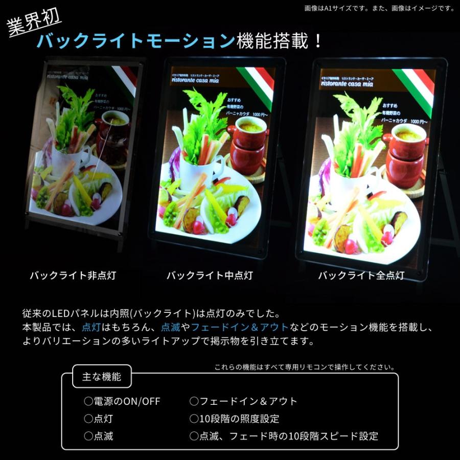 ポスターフレーム LED パネル デジタルRGB A4 ハーフ 店舗ディスプレイ 屋内 | ブランド登録なし | 07