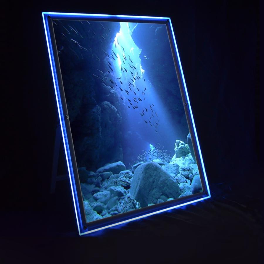 LEDパネル ポスターフレーム RGB B1 店舗ディスプレイ 屋内 | ブランド登録なし | 01