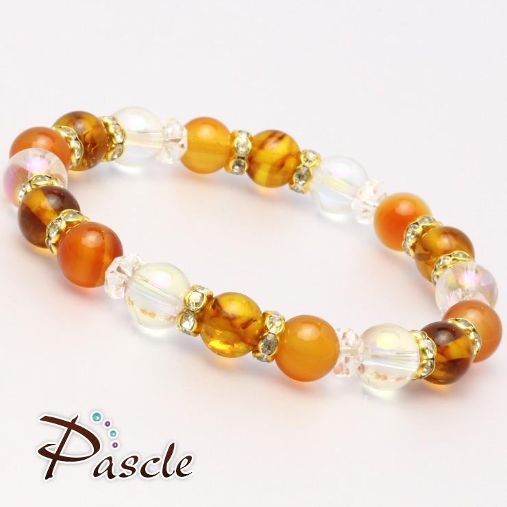 アンバー・カーネリアン デザインブレスレット |  | 01