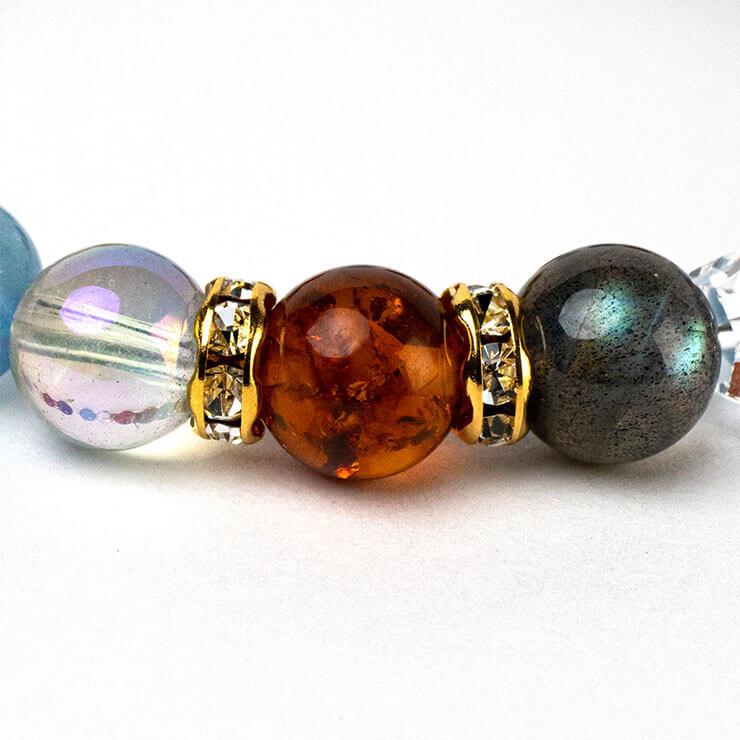 アンバー・アクアマリン デザインブレスレット |  | 02