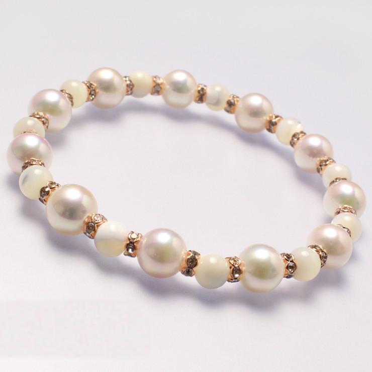 【aco classic】アコヤ真珠・マザーオブパール ブレスレット | 