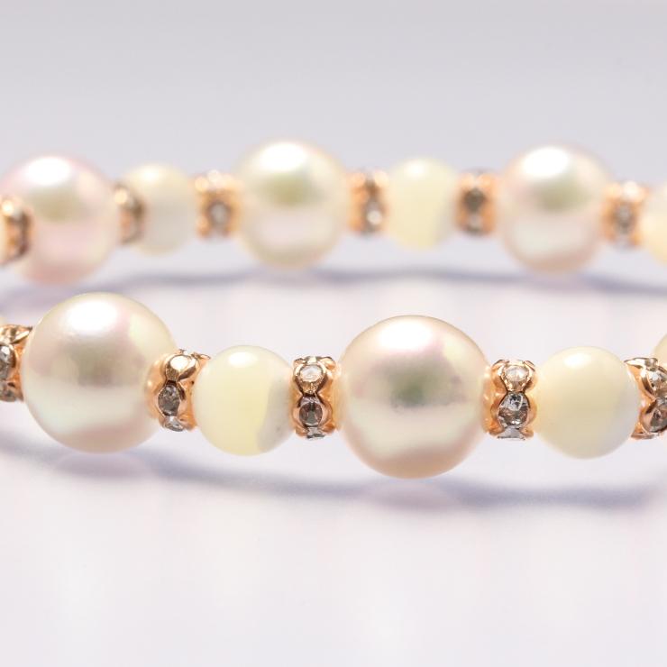 【aco classic】アコヤ真珠・マザーオブパール ブレスレット |  | 02