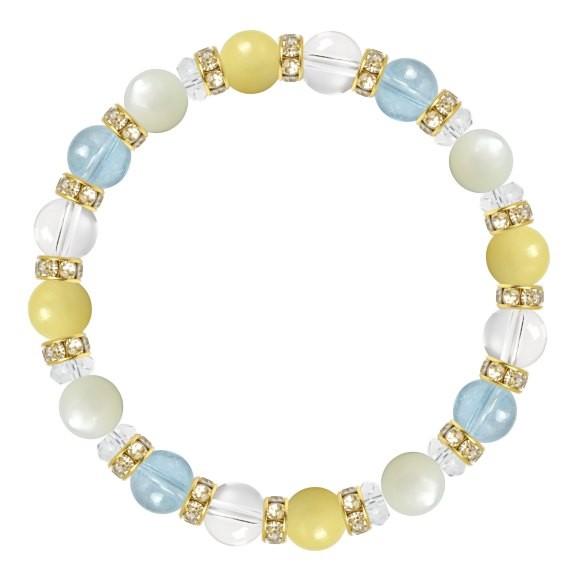 パワーストーン ブレスレット ブルートパーズ・アラゴナイト 仕事運 縁結び 誕生石 11月 人間関係 |  | 01