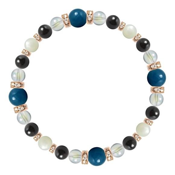 パワーストーン ブレスレット アクアマリン・ブラックタイガーアイ 家庭円満 誕生石 3月 結婚運 仕事運 金運 |  | 01