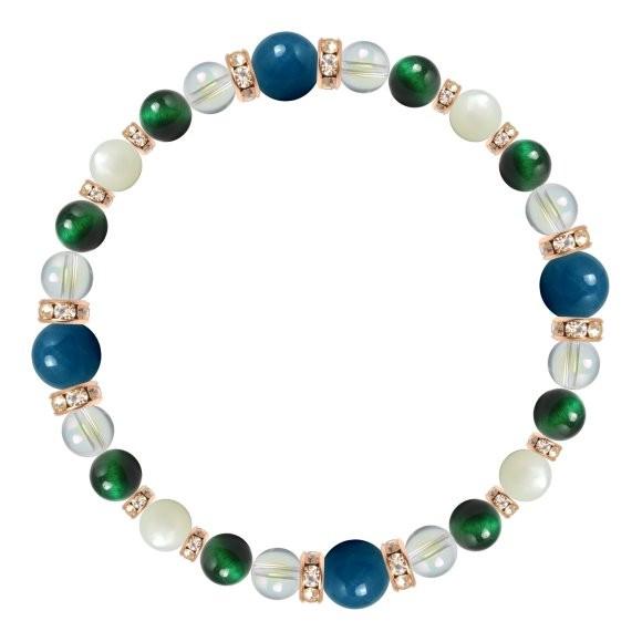 パワーストーン ブレスレット アクアマリン・グリーンタイガーアイ 家庭円満 誕生石 3月 結婚運 仕事運 金運 |  | 01