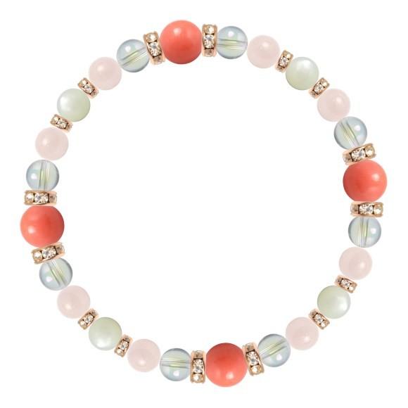 パワーストーン ブレスレット ピンクコーラル・モルガナイト 安産・子宝 誕生石 3月 癒し 家庭円満 結婚運 4月 |  | 01