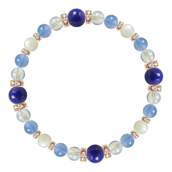 パワーストーン ブレスレット ラピスラズリ・ブルーフローライト 魔除け・厄除け 誕生石 12月 恋愛成就 癒し 願望成就 |  | 01