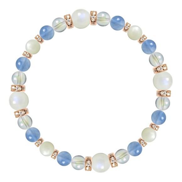 パワーストーン ブレスレット ブルームーンストーン・ブルーフローライト 恋人・夫婦円満 縁結び 誕生石 6月 癒し 願望成就 |  | 01