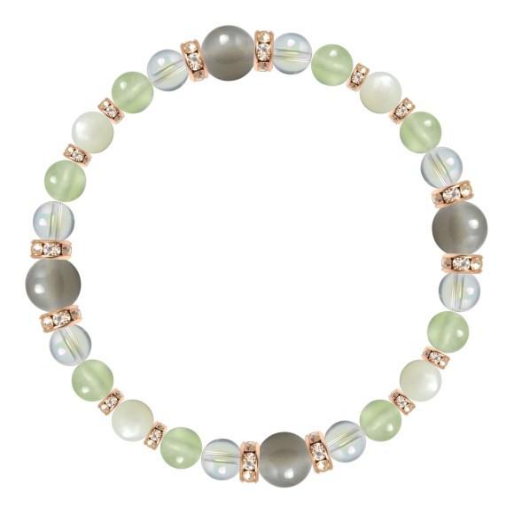 パワーストーン ブレスレット グレームーンストーン・プレナイト 恋人・夫婦円満 縁結び 誕生石 6月 仕事運 願望成就 |  | 01