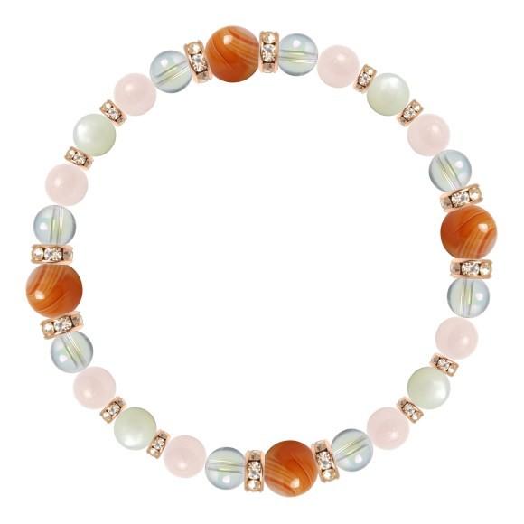 パワーストーン ブレスレット サードオニキス・モルガナイト 誕生石 8月 恋人・夫婦円満 結婚運 家庭円満 4月 |  | 01