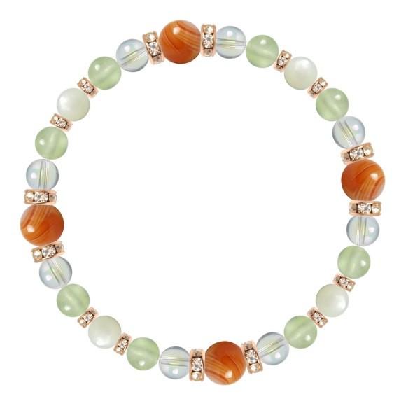 パワーストーン ブレスレット サードオニキス・プレナイト 誕生石 8月 恋人・夫婦円満 結婚運 仕事運 願望成就 |  | 01