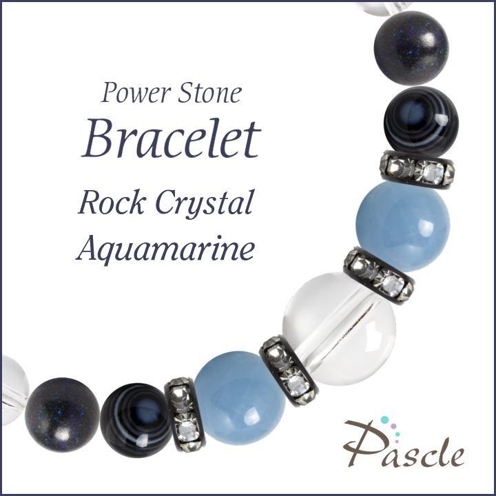 メール便全国送料無料 パワーストーン ブレスレット アクアマリン ディープカラー ブラックマトリックスオパール 誕生石 3月 家庭円満 結婚運 10月 仕事運 願望成就 目標達成 圧倒的高評価 Www Skylanceronline Com