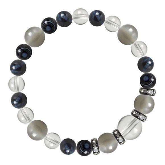 パワーストーン ブレスレット グレームーンストーン・ブルータイガー