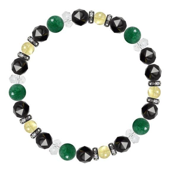 パワーストーン ブレスレット グリーンアベンチュリン・シトリン 癒し