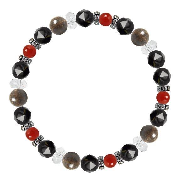 パワーストーン ブレスレット ブロンザイト・カーネリアン 仕事運 人間関係 誕生石 7月 願望成就 |  | 01