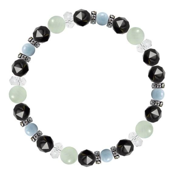 パワーストーン ブレスレット グリーンカルサイト・アクアマリン 仕事運 人間関係 家庭円満 誕生石 3月 結婚運 |  | 01