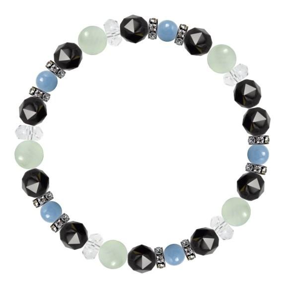 パワーストーン ブレスレット グリーンカルサイト・アクアマリン 仕事運 人間関係 家庭円満 誕生石 3月 結婚運 |  | 01