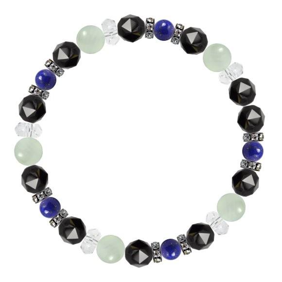 パワーストーン ブレスレット グリーンカルサイト・ラピスラズリ 仕事運 人間関係 魔除け・厄除け 誕生石 12月 恋愛成就 |  | 01