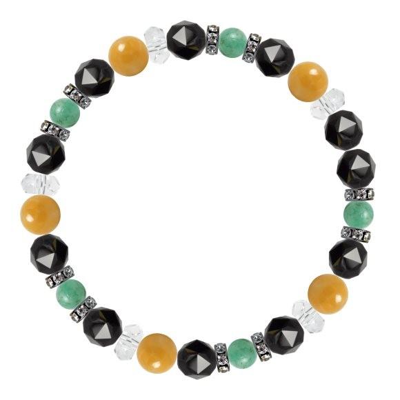 パワーストーン ブレスレット オレンジカルサイト・エメラルド 仕事運 人間関係 恋人・夫婦円満 家庭円満 誕生石 5月 |  | 01