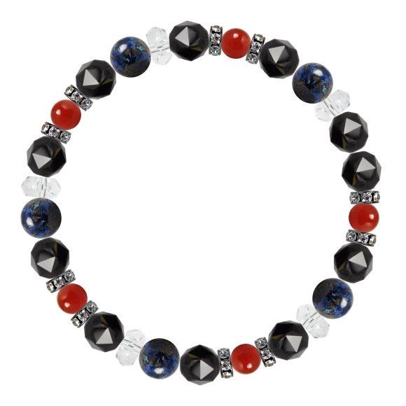 パワーストーン ブレスレット クリソコラ・カーネリアン 家庭円満 人間関係 仕事運 誕生石 7月 願望成就 |  | 01