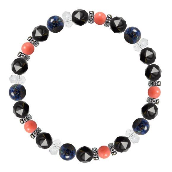 パワーストーン ブレスレット クリソコラ・ピンクコーラル 家庭円満 人間関係 安産・子宝 誕生石 3月 癒し |  | 01