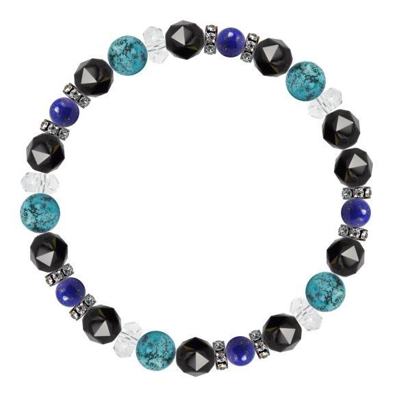 パワーストーン ブレスレット クリソコラ・ラピスラズリ 家庭円満 人間関係 魔除け・厄除け 誕生石 12月 恋愛成就 |  | 02