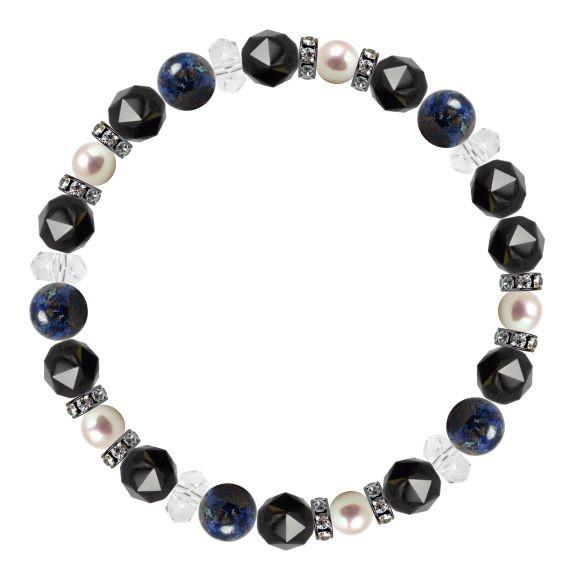 パワーストーン ブレスレット クリソコラ・アコヤ真珠 家庭円満 人間関係 健康 誕生石 6月 癒し |  | 01