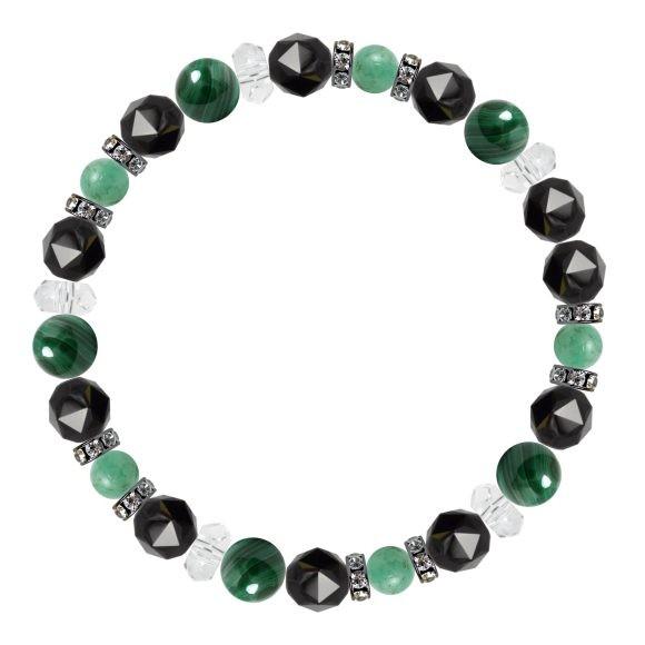 パワーストーン ブレスレット マラカイト・エメラルド 魔除け・厄除け 仕事運 恋人・夫婦円満 家庭円満 誕生石 5月 |  | 01