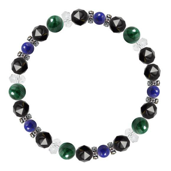 パワーストーン ブレスレット マラカイト・ラピスラズリ 魔除け・厄除け 仕事運 誕生石 12月 恋愛成就 |  | 01