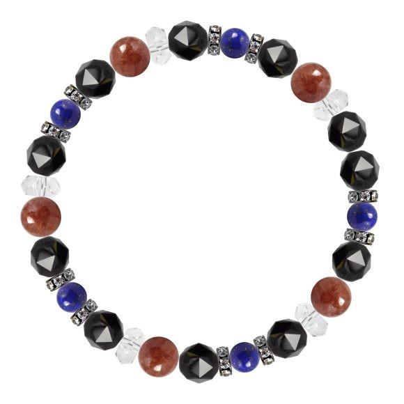 パワーストーン ブレスレット モスコバイト・ラピスラズリ 健康 癒し 魔除け・厄除け 誕生石 12月 恋愛成就 |  | 01