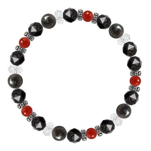 パワーストーン ブレスレット ヌーマイト・カーネリアン 魔除け・厄除け 仕事運 誕生石 7月 願望成就 |  | 01