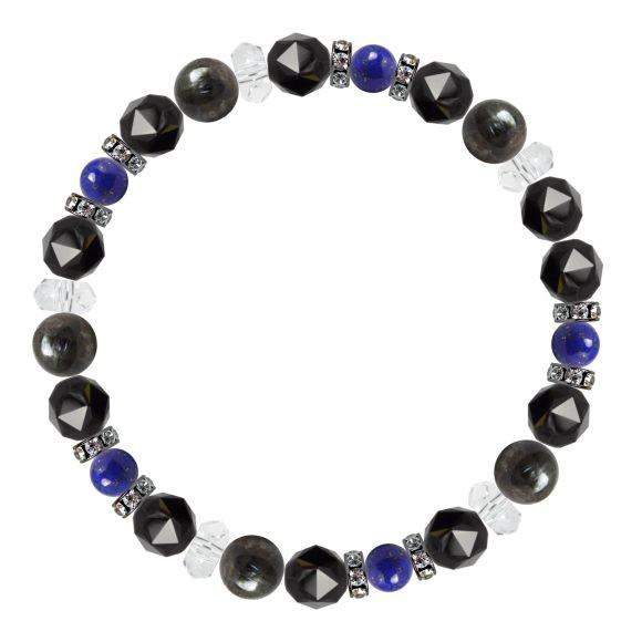 パワーストーン ブレスレット ヌーマイト・ラピスラズリ 魔除け・厄除け 誕生石 12月 恋愛成就 |  | 01