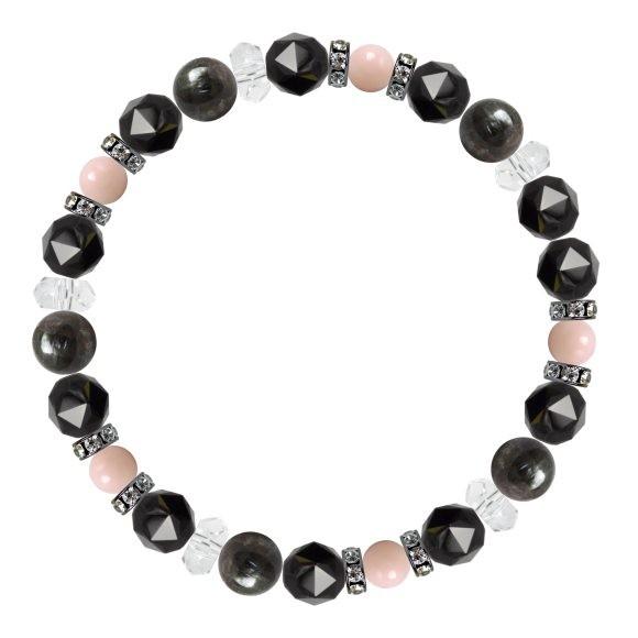 パワーストーン ブレスレット ヌーマイト・ピンクオパール 魔除け・厄除け 縁結び 誕生石 10月 癒し |  | 01