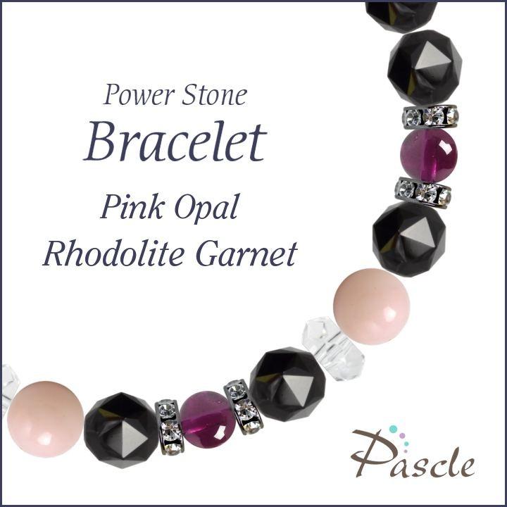 話題の人気 ピンクオパール ロードライトガーネット ブレスレット パワーストーン プレゼン 誕生日 天然石 ロードライトガーネット ピンクオパール 縁結び 恋人 夫婦円満 1月 願望成就 癒し 10月 誕生石 メンズアクセサリー