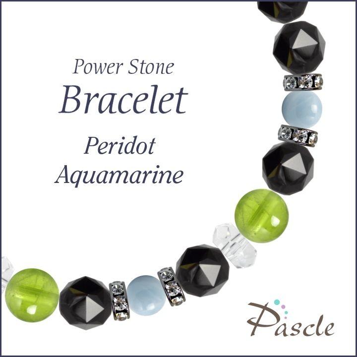 アクアマリン薔薇 アマゾナイト ペリドット ブレスレット br-hiq-841-16.jpg