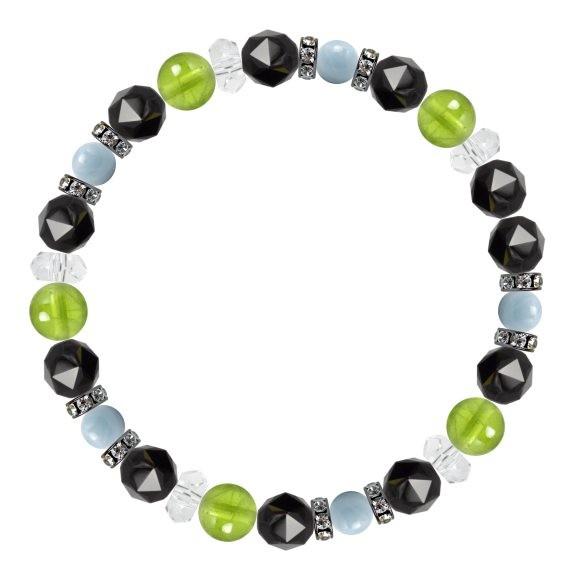 パワーストーン ブレスレット ペリドット・アクアマリン 誕生石