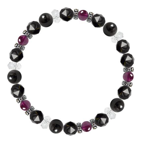 パワーストーン ブレスレット ブラックトルマリン・ロードライト