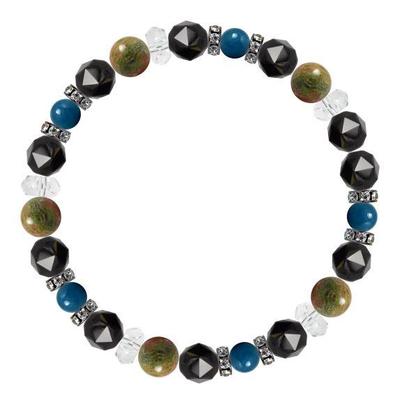 パワーストーン ブレスレット ユナカイト・アクアマリン 癒し 家庭円満 誕生石 3月 結婚運 |  | 01