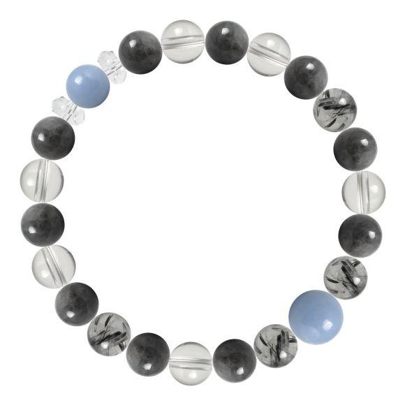 体内のエネルギーを浄化し幸運を得る/黒翡翠・他/パワーストーンブレスレット 体内のエネルギーを浄化し幸運を得る/黒翡翠・他/パワーストーン