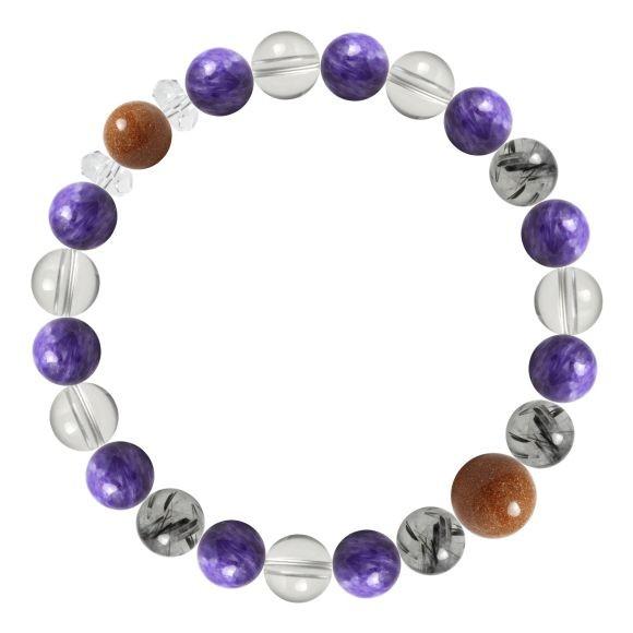 人気の贈り物が ゴールドストーン チャロアイト 癒し 健康 縁結び 仕事運 ゴールドストーン チャロアイト ブレスレット パワーストーン メン プレゼント 誕生日 天然石 メンズアクセサリー