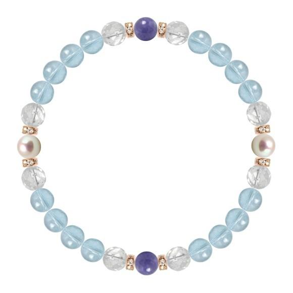 パワーストーン ブレスレット ブルートパーズ・タンザナイト 仕事運