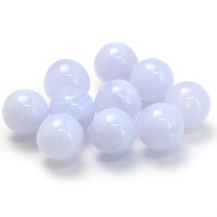 【粒売り/バラ売り】ブルーレースアゲート 6mm | 