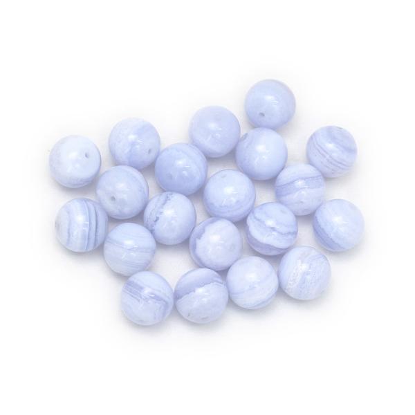 粒売り/バラ売り】ブルーレースアゲート 10mm : パスクル - 通販