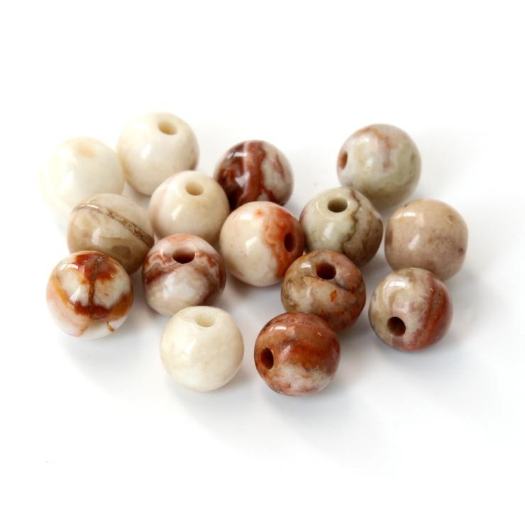 【粒売り/バラ売り】クレイジーレースアゲート 4mm | 