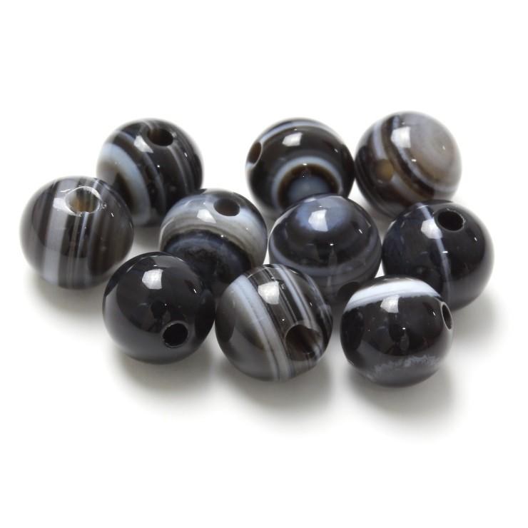 【粒売り/バラ売り】天眼石（アイアゲート） 6mm |  | 01