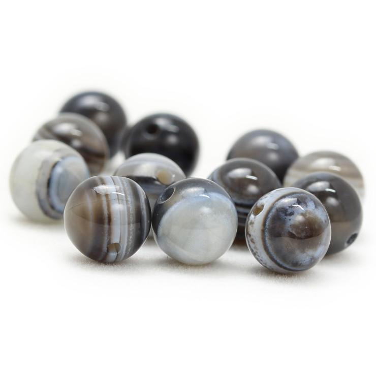 【粒売り/バラ売り】天眼石（アイアゲート） 8mm |  | 02